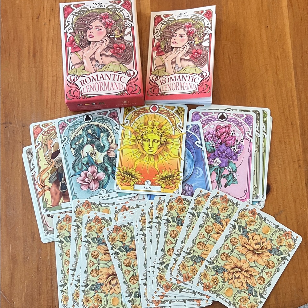 Romantic Lenormand Tarot Card Deck